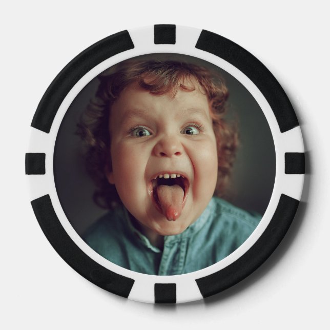 Funny Niedlich Foto Pokerchips (Vorderseite)