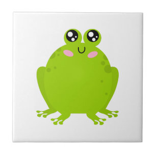 Funny Niedlich Frog Fliese