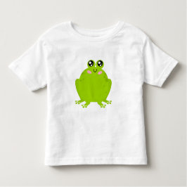Funny Niedlich Frog Kleinkind T-shirt