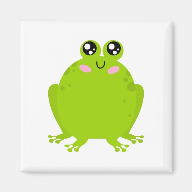 Funny Niedlich Frog Magnet (Vorne)