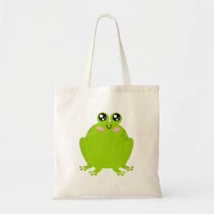 Funny Niedlich Frog Tragetasche