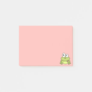 Funny niedlich Frosch Cartoon Kids Post-it Klebezettel