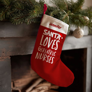 Funny Niedlich Geriatric Nuratric Christmas Kleiner Weihnachtsstrumpf