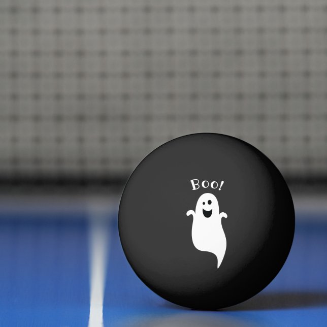 Funny Niedlich Ghost Boo Halloween Trick oder Trea Tischtennisball (Netto)