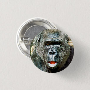 FUNNY NIEDLICH GORILLA BUTTON