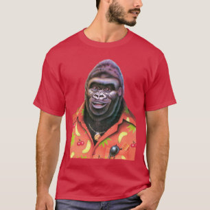Funny niedlich Gorilla T Shirt Design.