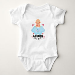 Funny & Niedlich Grandma Baby Outfit. Oma war hier Baby Strampler