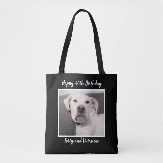 Funny Niedlich Grumpy White Dog 40. Geburtstag Sch (Vorderseite)