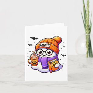 Funny Niedlich Halloween Ghost Pumpkin Ghost Hallo Karte
