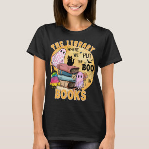Funny Niedlich Halloween Librarian mit dem Namen a T-Shirt