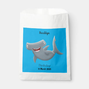 Funny niedlich Hammerhead Hai Cartoon Geschenktütchen