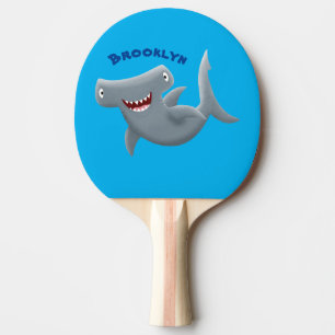Funny niedlich Hammerhead Hai Cartoon Tischtennis Schläger