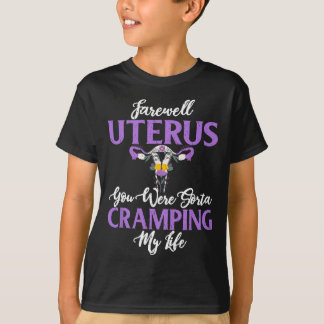 Funny Niedlich Hysterectomy Farewell Uterus T-Shirt