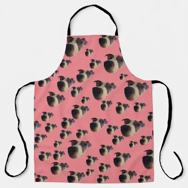 Funny Niedlich Jack Russell All Over Print Schürze (Vorderseite)