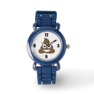 Funny Niedlich Kack Emoji Armbanduhr