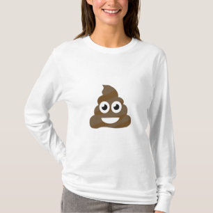 Funny Niedlich Kack Emoji T-Shirt