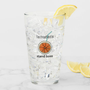 Funny Niedlich Lemonade Stand Boss Gelb Glas