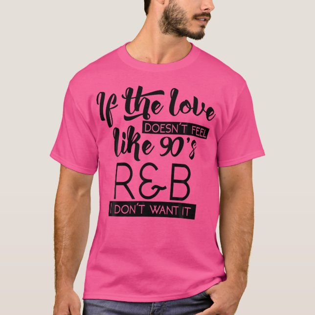 Funny Niedlich Liebe 90S Rb Music Lover Geschenk G T-Shirt (Vorderseite)