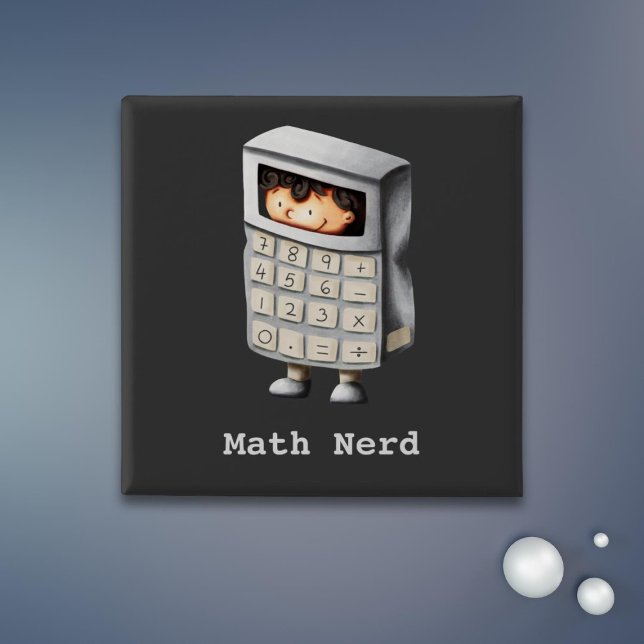 Funny Niedlich Math Nerd Calculator Button (Von Creator hochgeladen)