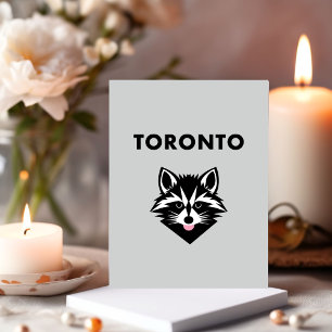 Funny Niedlich Mocking Toronto Raccoon Light Color Postkarte