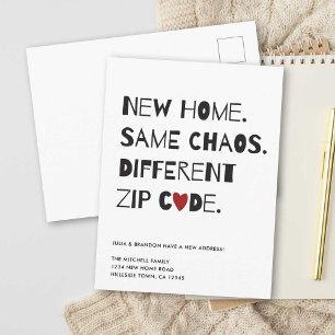 Funny Niedlich Modern Minimalistisch Modern Ankündigungspostkarte