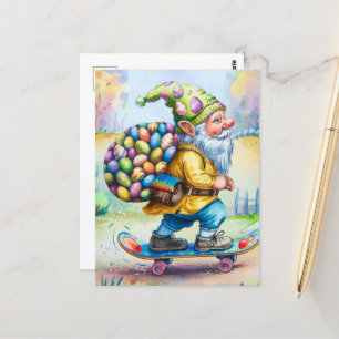 Funny Niedlich Oaster Gnome Postkarte
