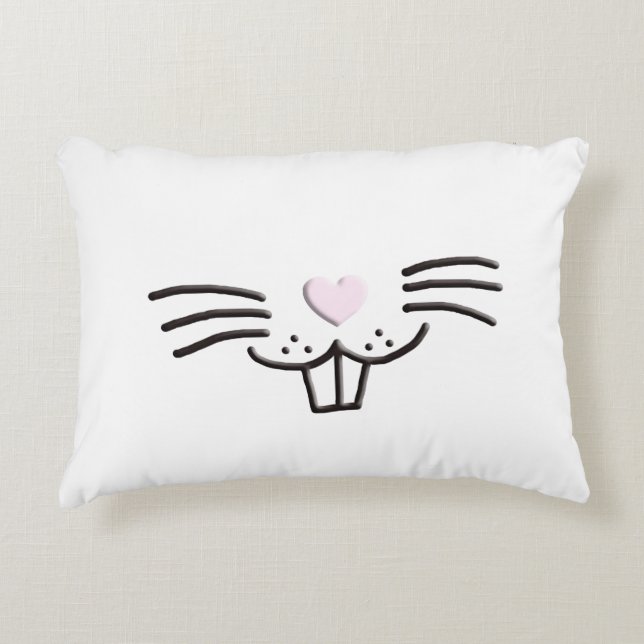 Funny niedlich Ostersonne Cartoon Illustration Dekokissen (Vorderseite)