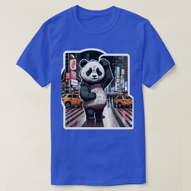 Funny niedlich Panda T-Shirt (Design vorne)