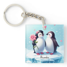 Funny & Niedlich Pinguin Couple Valentine's Day