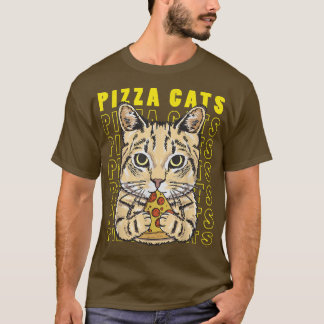 Funny niedlich Pizza cat Kitty Niedlich Pizza Cat T-Shirt