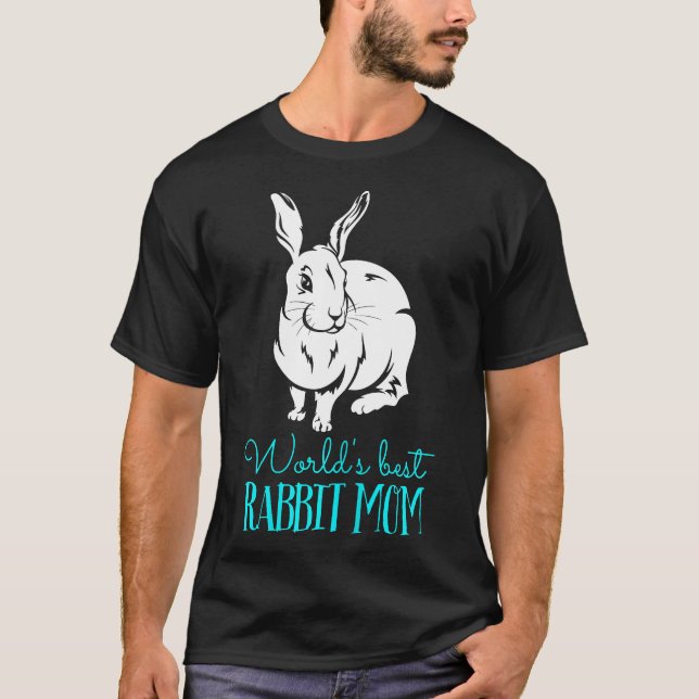 Funny Niedlich Rabbit Mama Bunny Animal & amp Pet  T-Shirt (Vorderseite)