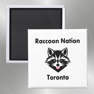 Funny Niedlich Raccoon Nation Toronto Light Color Magnet