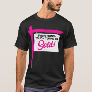 Funny Niedlich Real Anwesen Agent T-Shirt