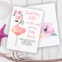 Funny niedlich rosa Flamingo Blütenbaby Dusche Par