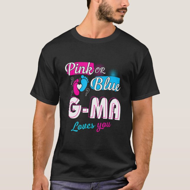 Funny Niedlich rosa oder blau G Ma Lieben Sie Gesc T-Shirt (Vorderseite)