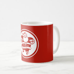 Funny Niedlich Santa Claus Roter Individuelle Name Kaffeetasse