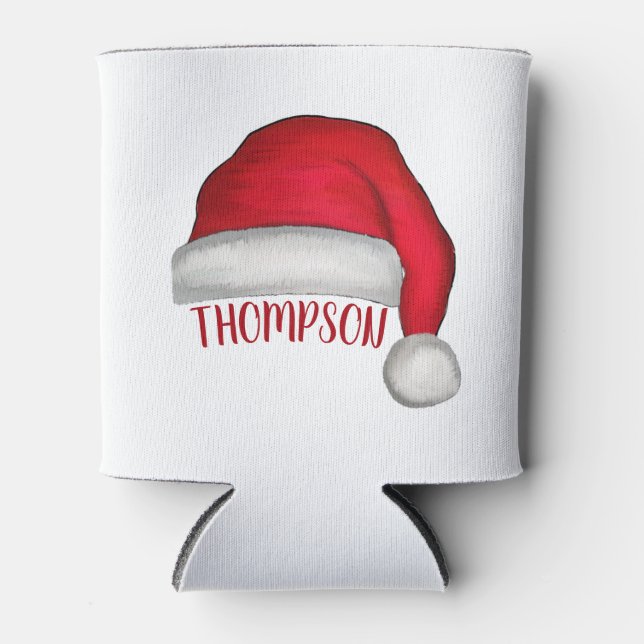 Funny Niedlich Santa Custom Weihnachten Weihnachte Dosenkühler (Vorderseite)
