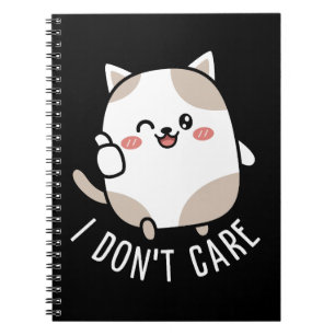 Funny Niedlich Sarcastic Cat Thumbs Up Quote Notizblock