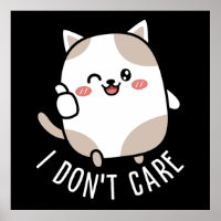 Funny Niedlich Sarcastic Cat Thumbs Up Quote