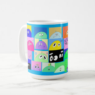 Funny Niedlich Sassy Happy Blob Cartoon Kaffeetasse