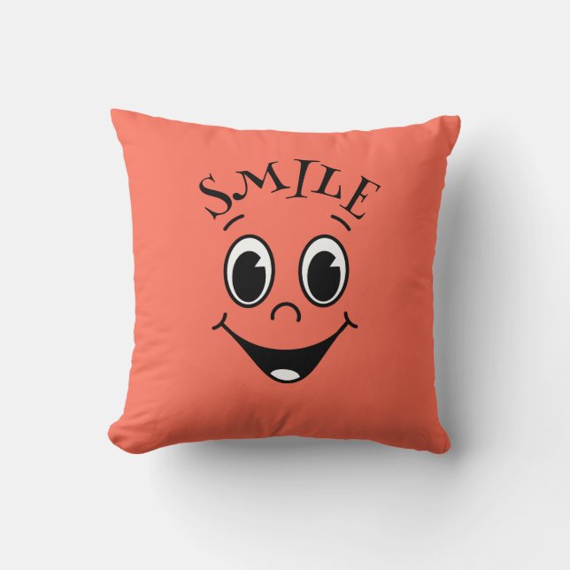 Funny Niedlich Smile face & Duck Kissen (Vorderseite)