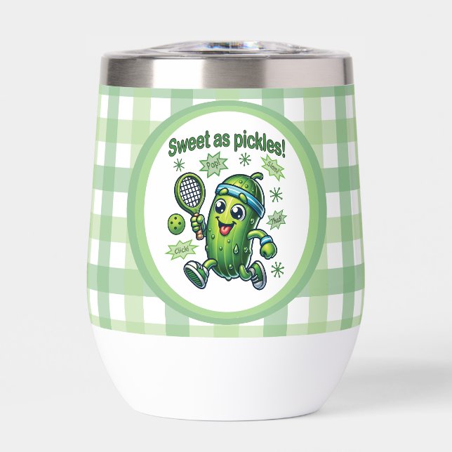 Funny Niedlich Sweet as Pickles Pickleball (Vorderseite)