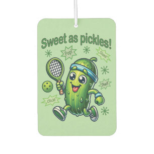 Funny Niedlich Sweet as Pickles Pickleball Autolufterfrischer