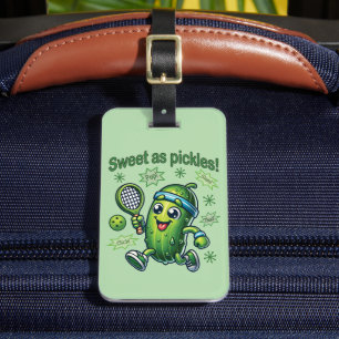 Funny Niedlich Sweet as Pickles Pickleball Gepäckanhänger