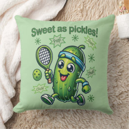 Funny Niedlich Sweet as Pickles Pickleball Kissen