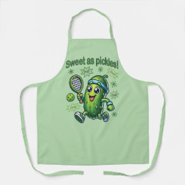 Funny Niedlich Sweet as Pickles Pickleball Schürze