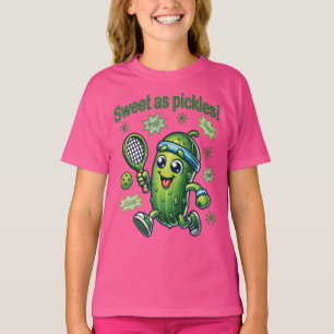 Funny Niedlich Sweet as Pickles Pickleball T-Shirt