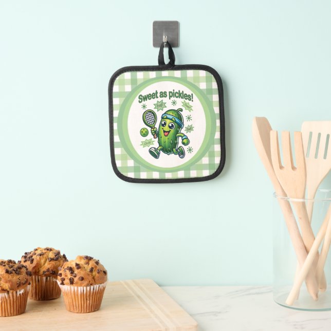 Funny Niedlich Sweet as Pickles Pickleball Topflappen (Insitu (Hängend))