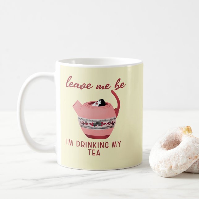 Funny Niedlich Tee Kaffeetasse (Mit Donut)