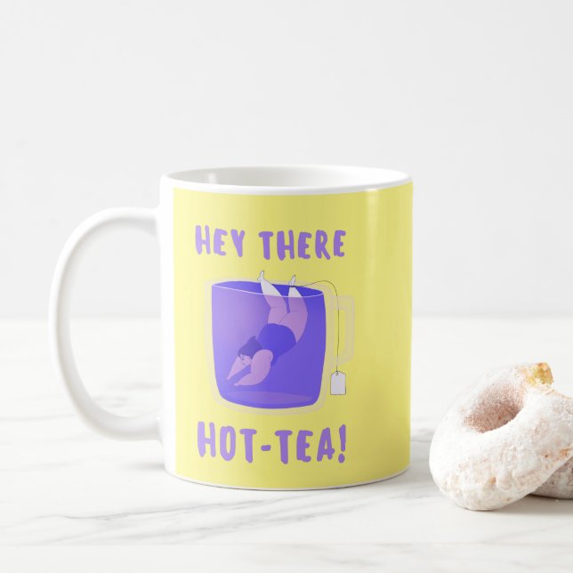 Funny Niedlich Tee Kaffeetasse (Mit Donut)